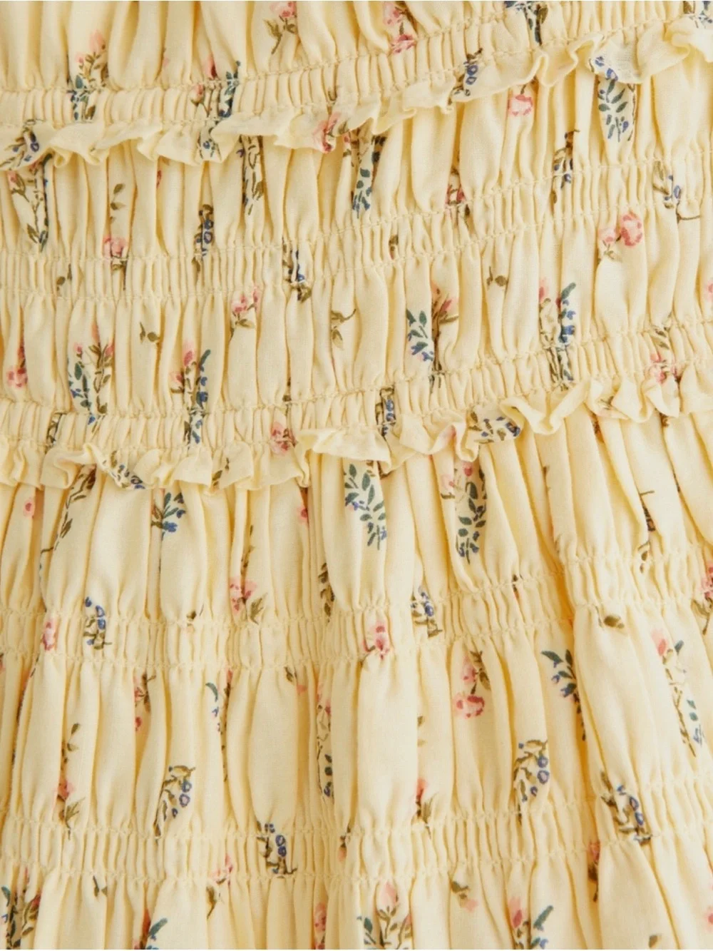 Abercrombie Bra-Free Smocked Drop-Waist Maxi Dress